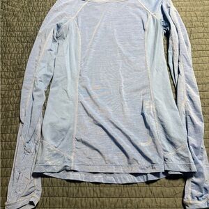Lululemon Blue Long Sleeve Athletic Top